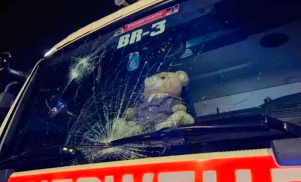 Bomberos de Punta Arenas fueron agredidos durante el combate de un incendio