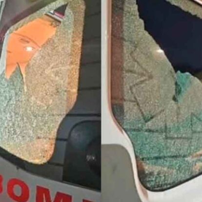 Vandalizaron un móvil de los Bomberos Voluntarios de Luján durante una emergencia