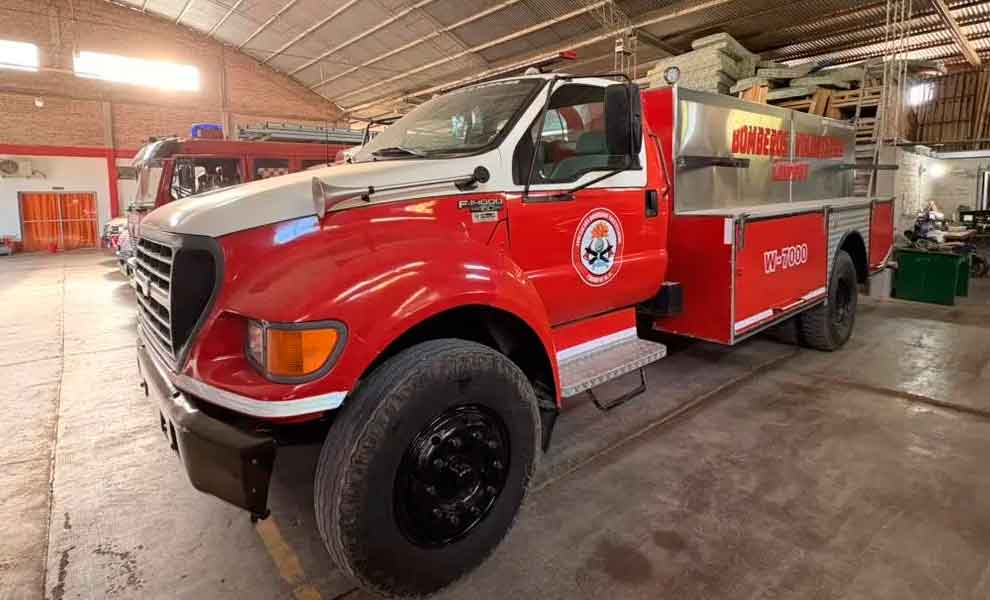 Bomberos Voluntarios Chimpay autobomba Rio Negro