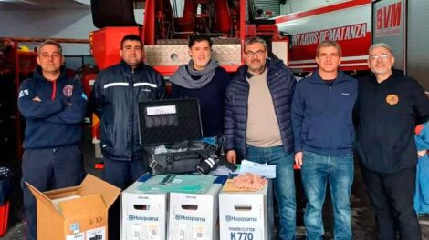 Los Bomberos Voluntarios de La Matanza sumaron un importante equipamiento