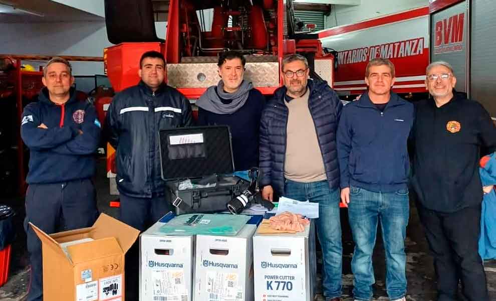 Los Bomberos Voluntarios de La Matanza sumaron un importante equipamiento