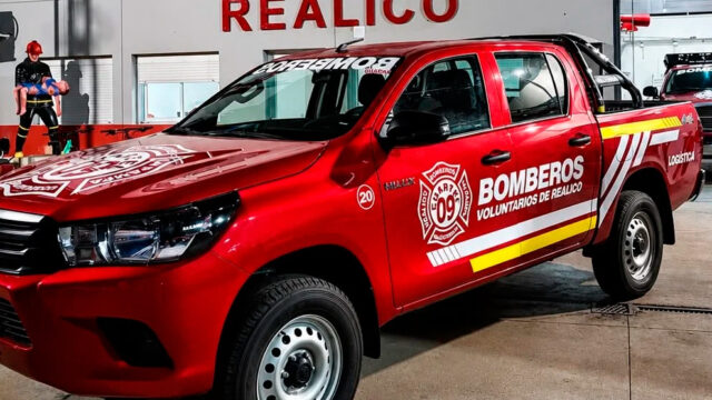 Bomberos Voluntarios de Realicó sumaron su primera camioneta 0km