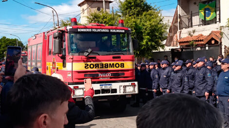 Con honores despidieron en Morón al suboficial Javier Pouso García