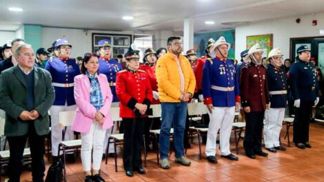 La Quinta Compañía de Bomberos La Paz conmemoró su 56° aniversario