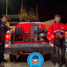 Los Bomberos de Alicia sumaron un Kit forestal para el combate de incendios