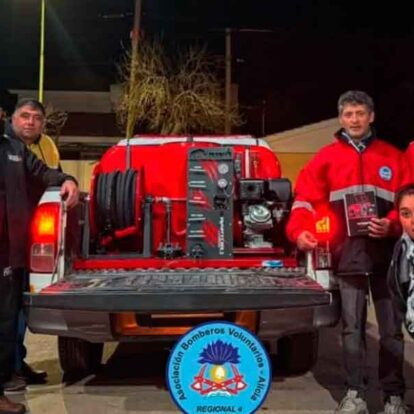 Los Bomberos de Alicia sumaron un Kit forestal para el combate de incendios