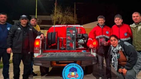 Los Bomberos de Alicia sumaron un Kit forestal para el combate de incendios