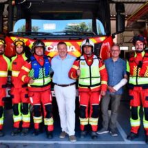 El Servicio de Bomberos de Cuenca renovó su equipamiento con trajes de alta tecnología