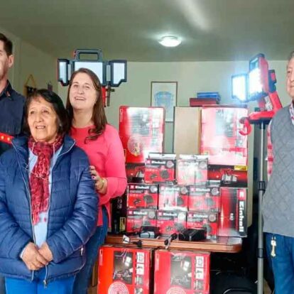 Bomberos Voluntarios de Esquel incorporan reflectores LED portátiles
