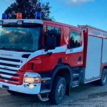 Bomberos Voluntarios de Melipal presentaron su nuevo camión de incendios estructurales