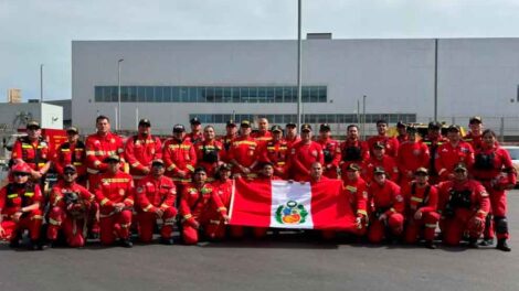 Los Bomberos USAR del Perú se declaran en alerta ante el terremoto en Colombia