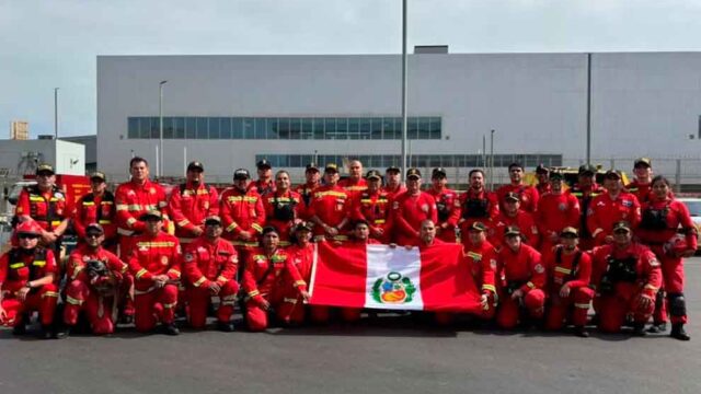 Los Bomberos USAR del Perú se declaran en alerta ante el terremoto en Colombia