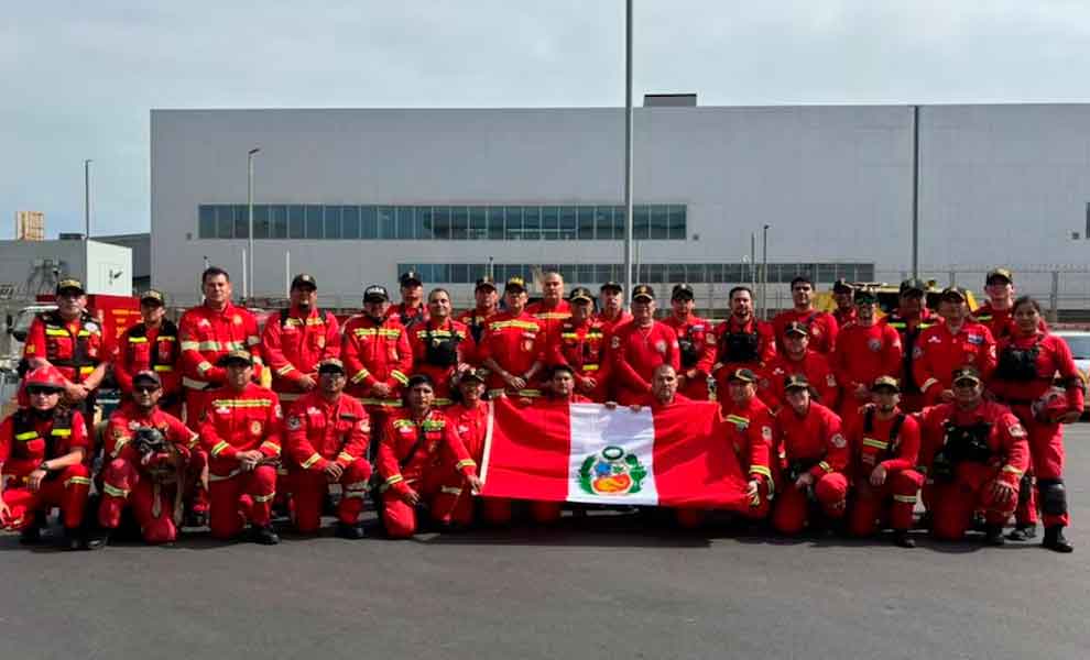 Los Bomberos USAR del Perú se declaran en alerta ante el terremoto en Colombia