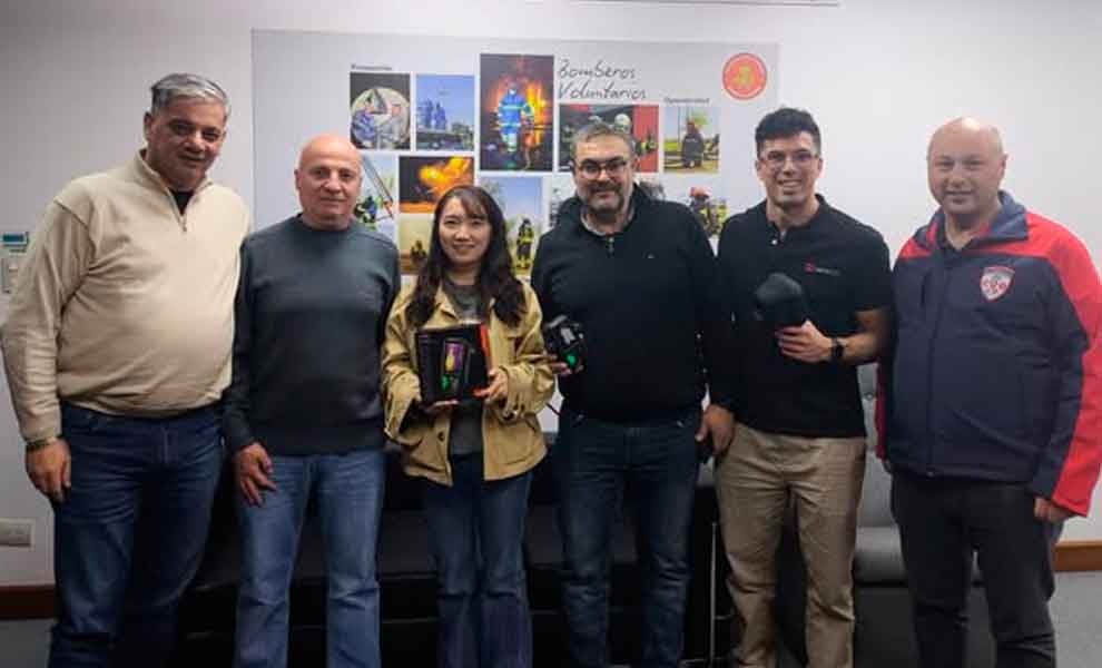 El Consejo Nacional recibió a la firma HIKMICRO y sumó una cámara térmica para la Academia