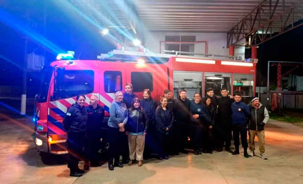 Los Bomberos Voluntarios de Chajarí incorporaron una nueva autobomba