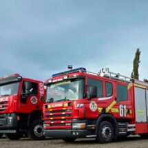 Bomberos Voluntarios de Comodoro Rivadavia concretó la adquisición de cuatro camiones nuevos