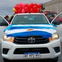 Los Bomberos Voluntarios de Ingeniero Huergo incorporaron un móvil 4x4