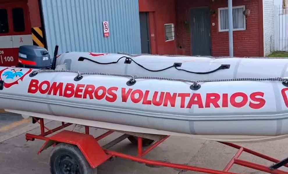 Bomberos Voluntarios de Berisso fortalecieron su brigada náutica con fondos propios