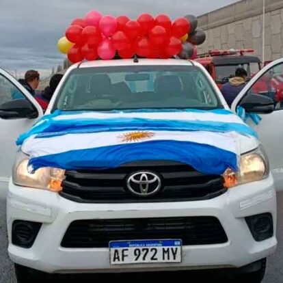 Los Bomberos Voluntarios de Ingeniero Huergo incorporaron un móvil 4x4