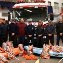 Bomberos Voluntarios Olavarria rescate acuatico equipamiento