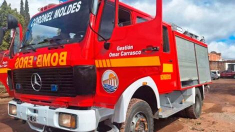 Coronel Moldes adquirió una autobomba propia e impulsa la creación del Cuartel Valle de Lerma Sur