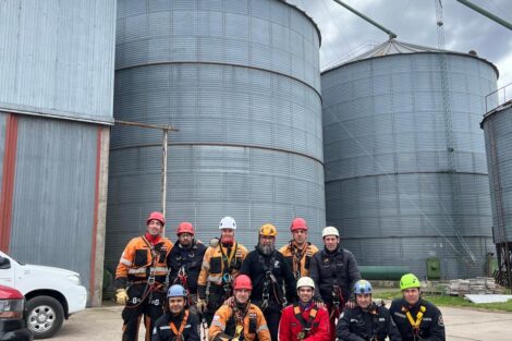 Bomberos de Salliqueló encabezaron una capacitación regional de rescate con cuerdas