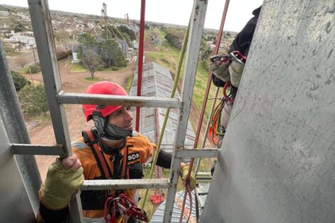 Bomberos de Salliqueló encabezaron una capacitación regional de rescate con cuerdas