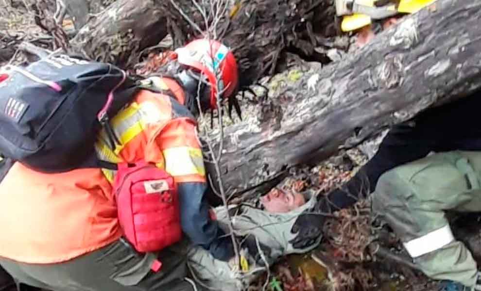 Bomberos y brigadistas realizaron un encuentro de búsqueda y rescate