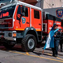 Bomberos de Campana celebraron su aniversario con la presentación de nuevas unidades