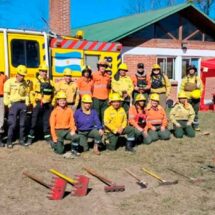 Bomberos de Concepción del Uruguay realizaron un entrenamiento sobre incendios forestales