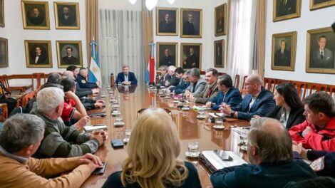 El gobierno de Entre Ríos acordó un plan de trabajo con la Federación de Bomberos