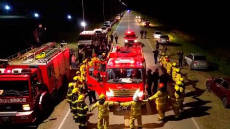Los Bomberos Voluntarios de Germania incorporaron una autobomba 0 km