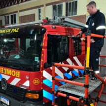 Bomberos Voluntarios de Marcos Paz incorporaron una plataforma de rescate