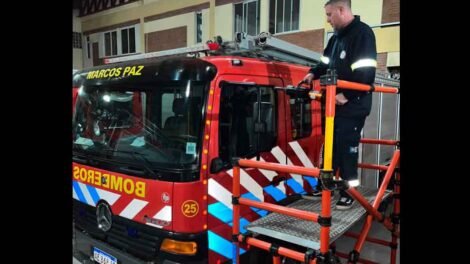 Bomberos Voluntarios de Marcos Paz incorporaron una plataforma de rescate