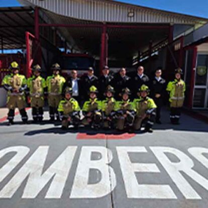 Presidente Nacional Bomberos de Chile Juan Carlos Field visita en terreno Atacama Copiapo