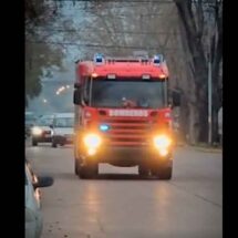 Bomberos Voluntarios Bragado nueva Unidad 37 Scania 4x4 incendios estructurales