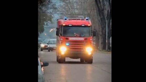 Bomberos Voluntarios Bragado nueva Unidad 37 Scania 4x4 incendios estructurales