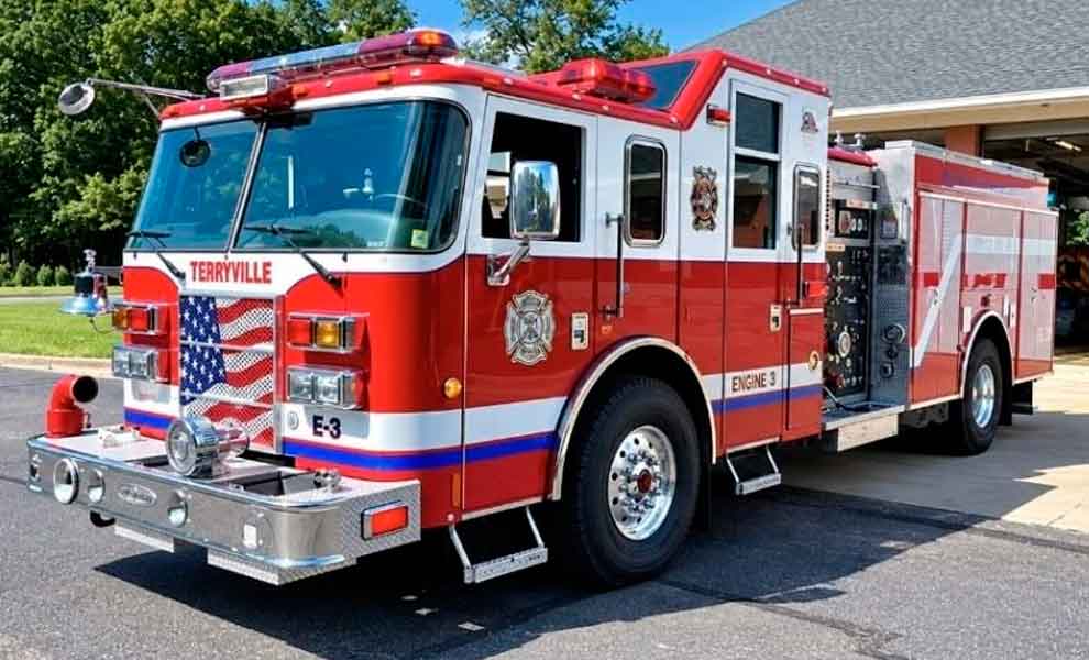 El Cuerpo de Bomberos de Papudo adquirió un carro de emergencia en Estados Unidos