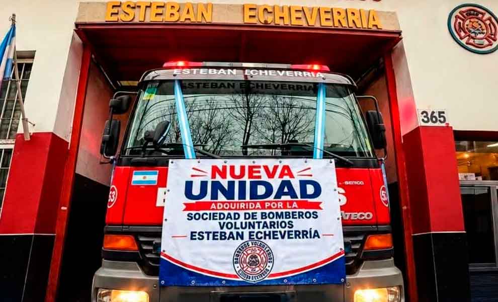 Bomberos de Esteban Echeverría organizan un festival solidario para equipar una nueva unidad