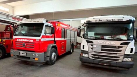 Bomberos Voluntarios de Coronel Suárez incorporaron un camión cisterna