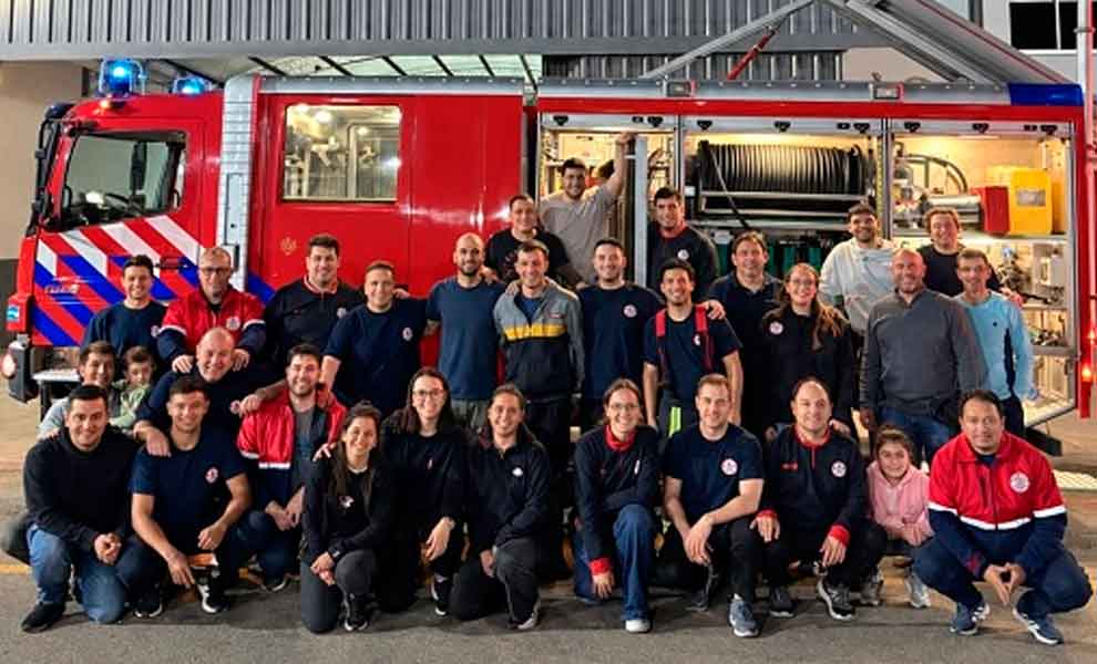Bomberos Voluntarios de Monte Buey presentaron oficialmente su nueva autobomba