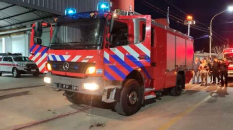 Bomberos Voluntarios de Monte Buey presentaron oficialmente su nueva autobomba