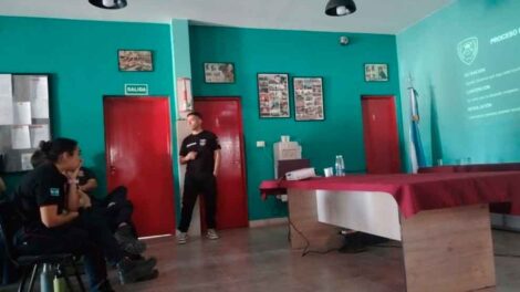 Bomberos Voluntarios de Chubut se capacitaron en protocolos de intervención ante incendios carcelarios