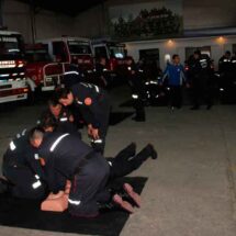 Bomberos desarrollaron una jornada intensiva de capacitación en socorrismo y atención prehospitalaria