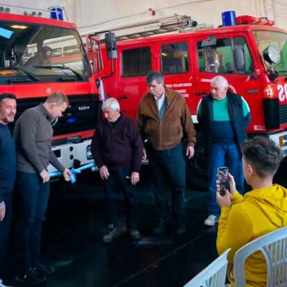 Bomberos Voluntarios de Tristán Suárez renovaron su flota con dos nuevos vehículos