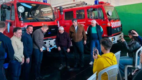 Bomberos Voluntarios de Tristán Suárez renovaron su flota con dos nuevos vehículos