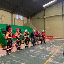 Bomberos de Salliqueló encabezaron una capacitación regional de rescate con cuerdas