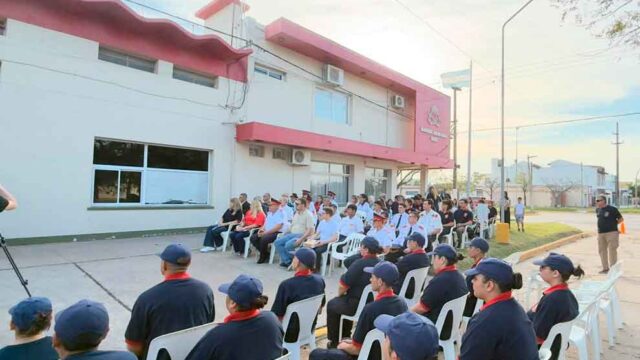 Bomberos de Ceres conmemoraron 55 años de trayectoria al servicio de la comunidad
