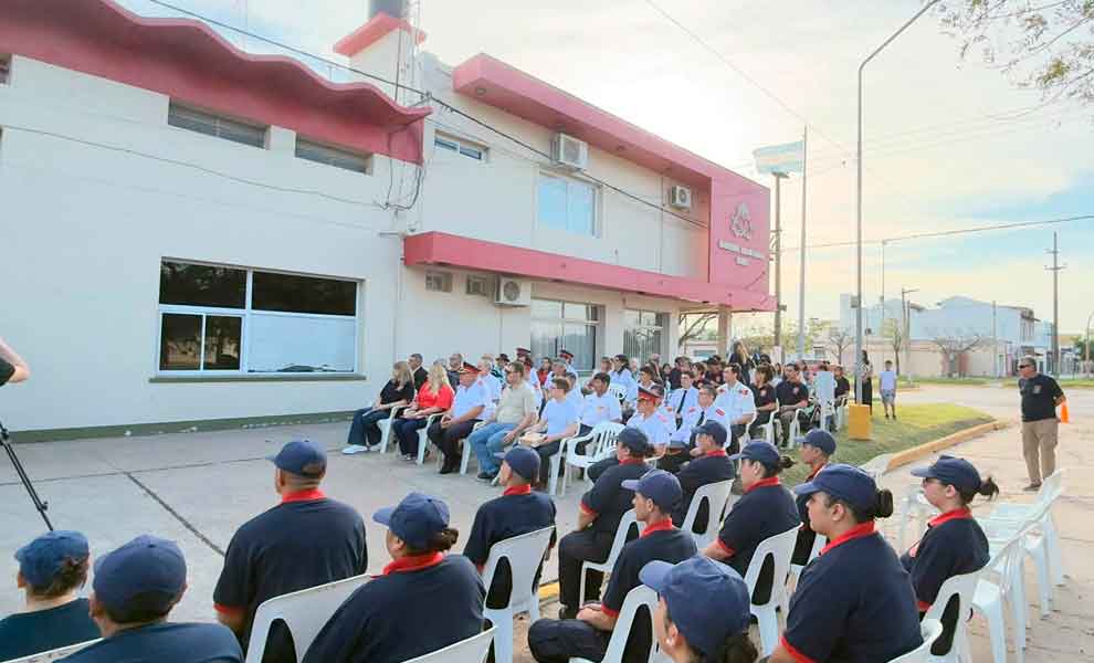 Bomberos de Ceres conmemoraron 55 años de trayectoria al servicio de la comunidad