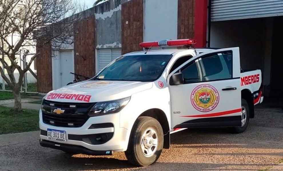 Bomberos Voluntarios de Maciá presentaron oficialmente su nueva Unidad de Logística